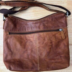 Jack Georges Leather Crossbody Bag